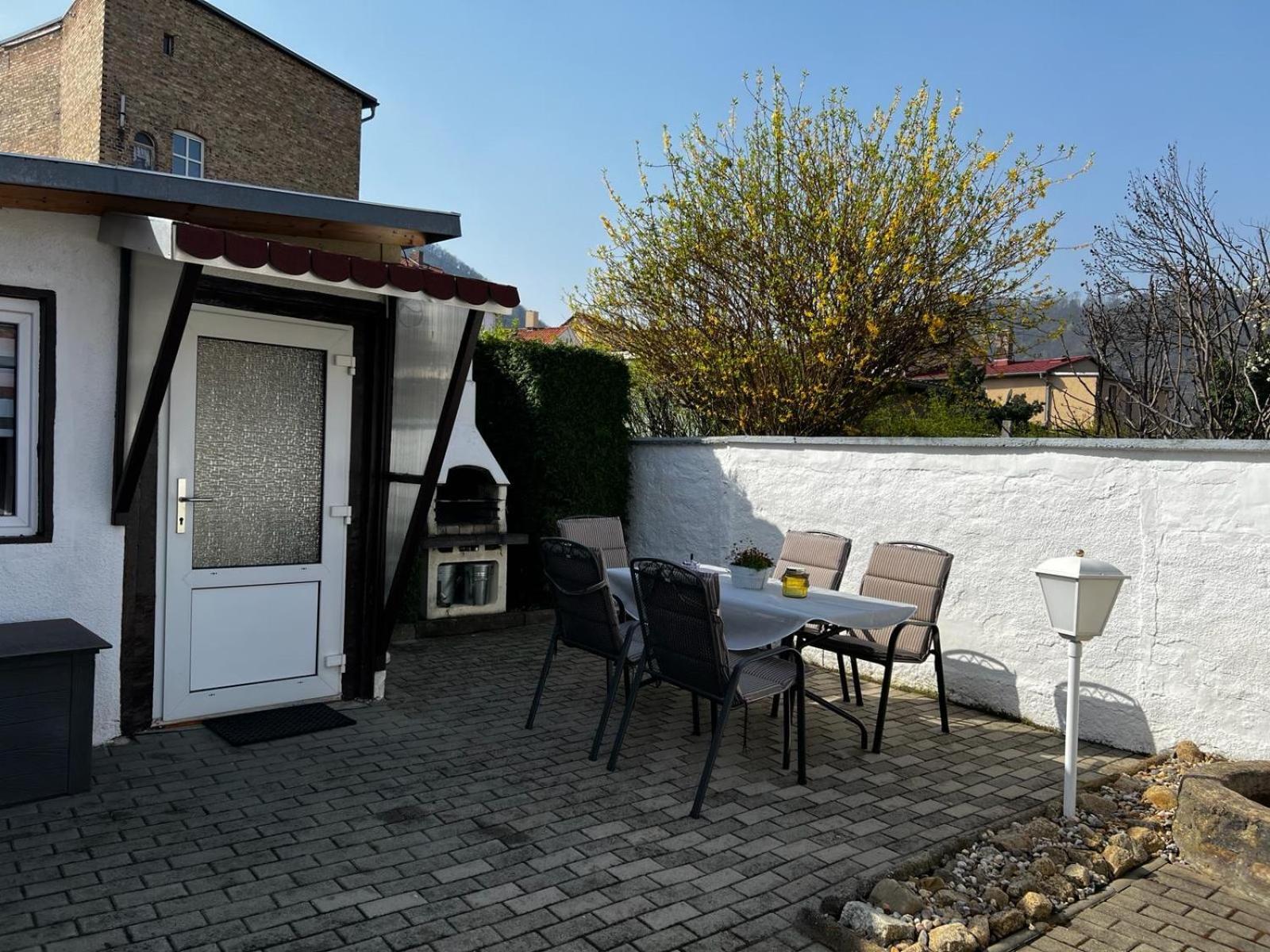 Christels Ferienwohnung 1 In Thale Mit Sonnenterrasse Und Grill Eksteriør bilde